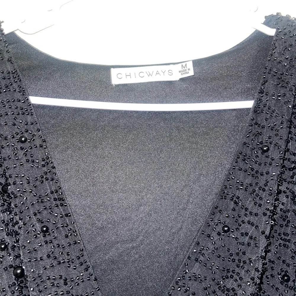 Elegant Black Lace Dress - Picture 4 of 8